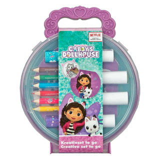 Undercover Gabby's Dollhouse Creative Coloring Set in a Case