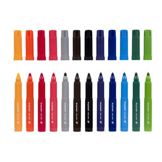 Bruynzeel Big Point Felt -Tip Pens 12 kosov