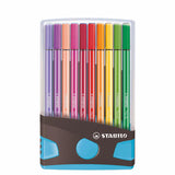 Stabilo Pen 68 Color défilé anthracite bleu clair, 20e.