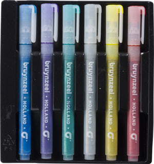 Bruynzeel Kids Glitter felt -tip pens, 6st.