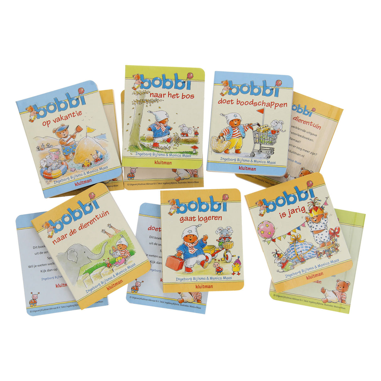 Editore Kluitman Bobbi Handdeelboekjes, 12st.