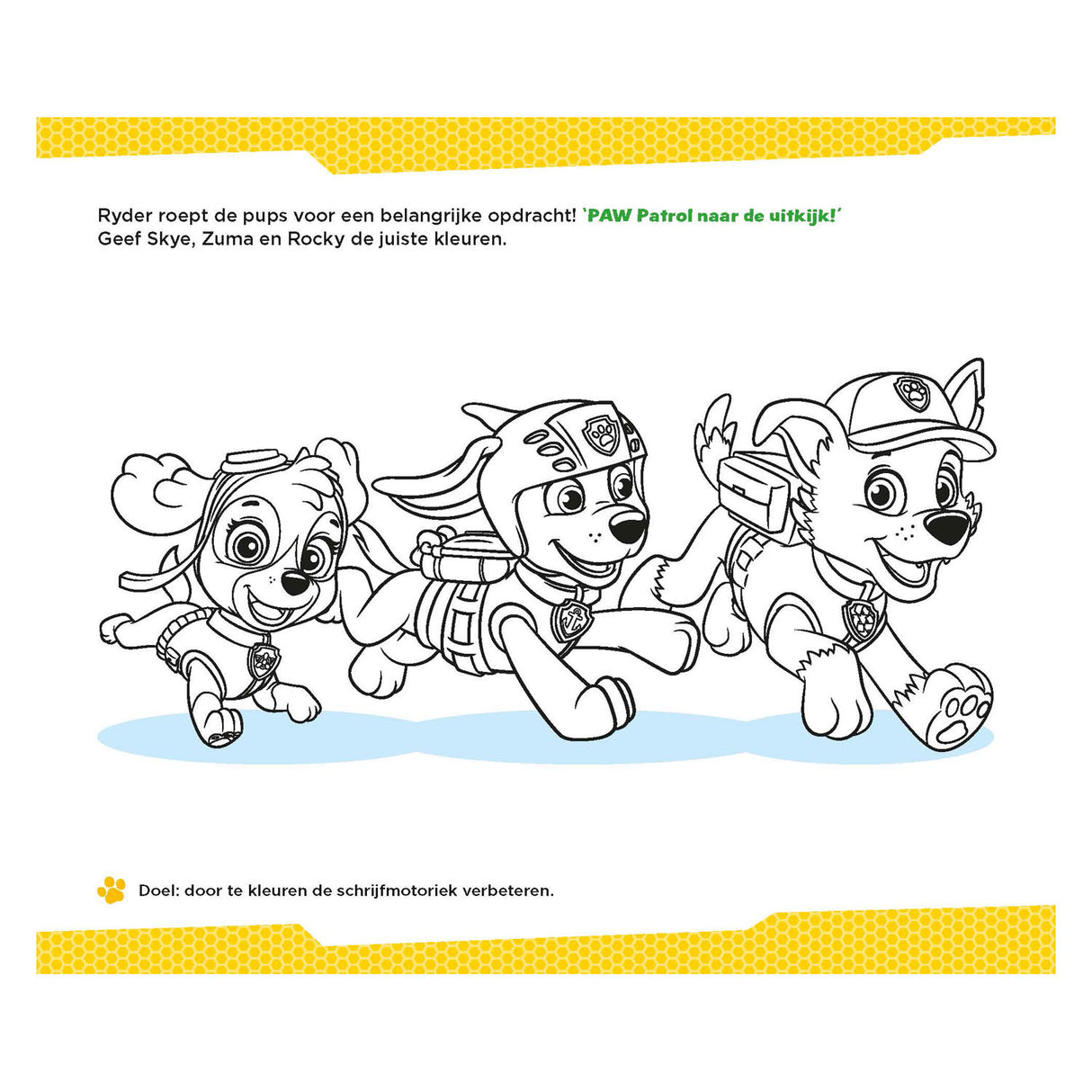 Deltas Paw Patrol - First writing games (3-4 years)
