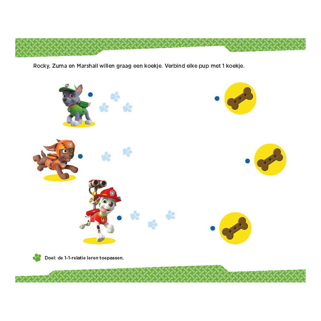 Deltas paw patrol - eerste telspelletjes (3-4 jaar)