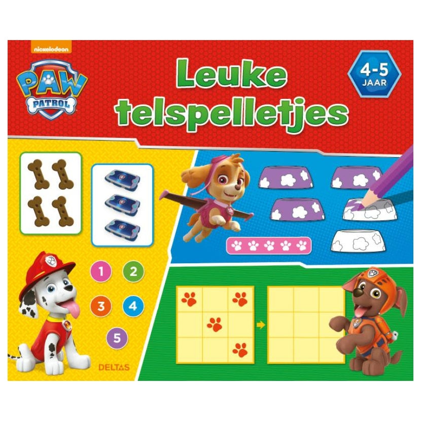 Deltas paw patrol - zabavne izštevanke (4-5 let)