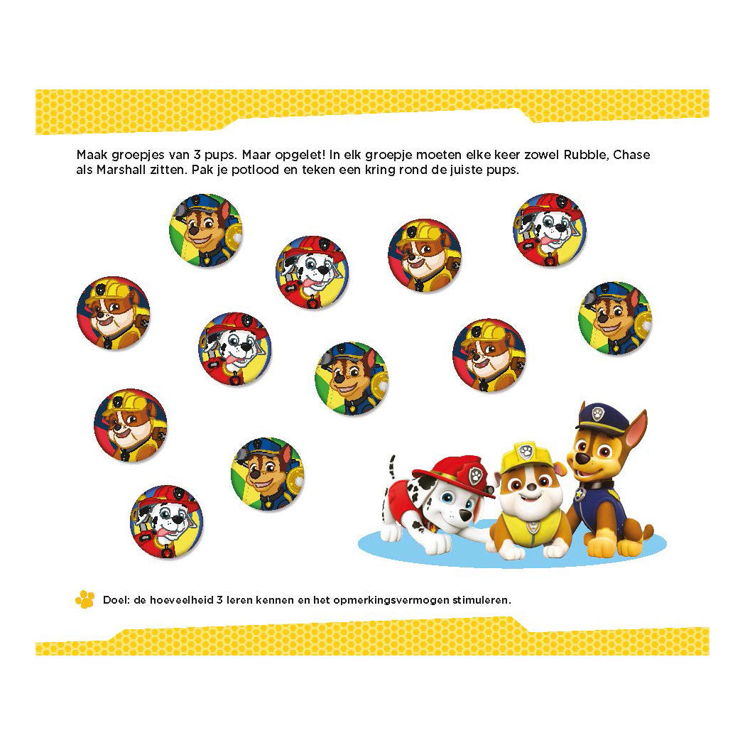 Deltas paw patrol - leuke telspelletjes (4-5 jaar)