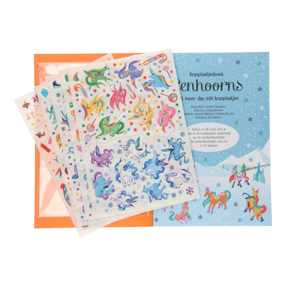 Wpg uitgevers krasplaatjesboek eenhoorns