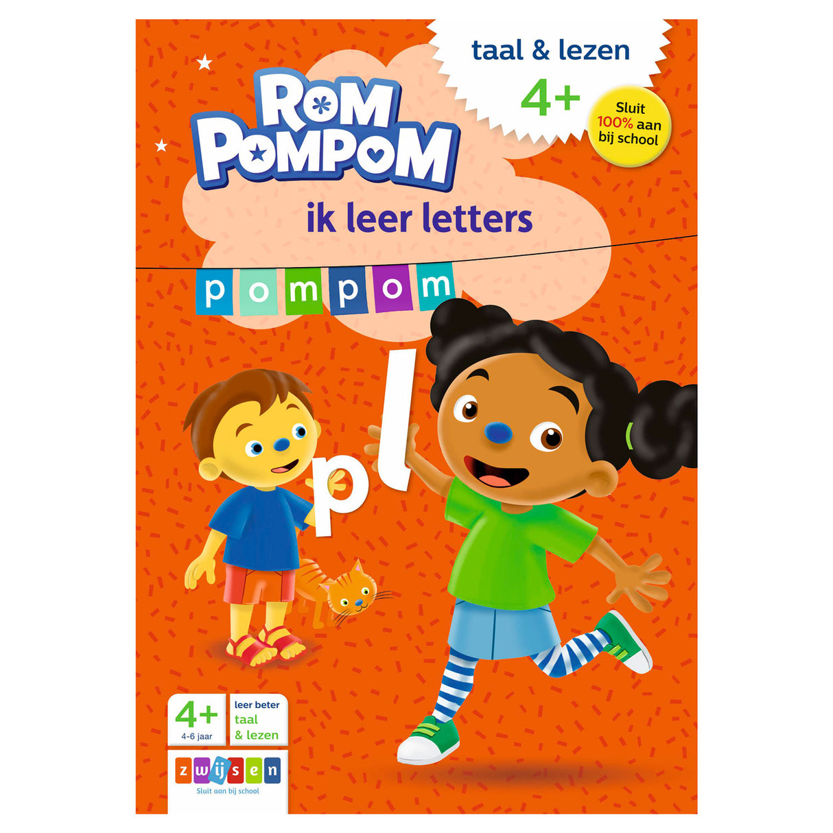 WPG Uitgevers Rompompom I learn letters 4+