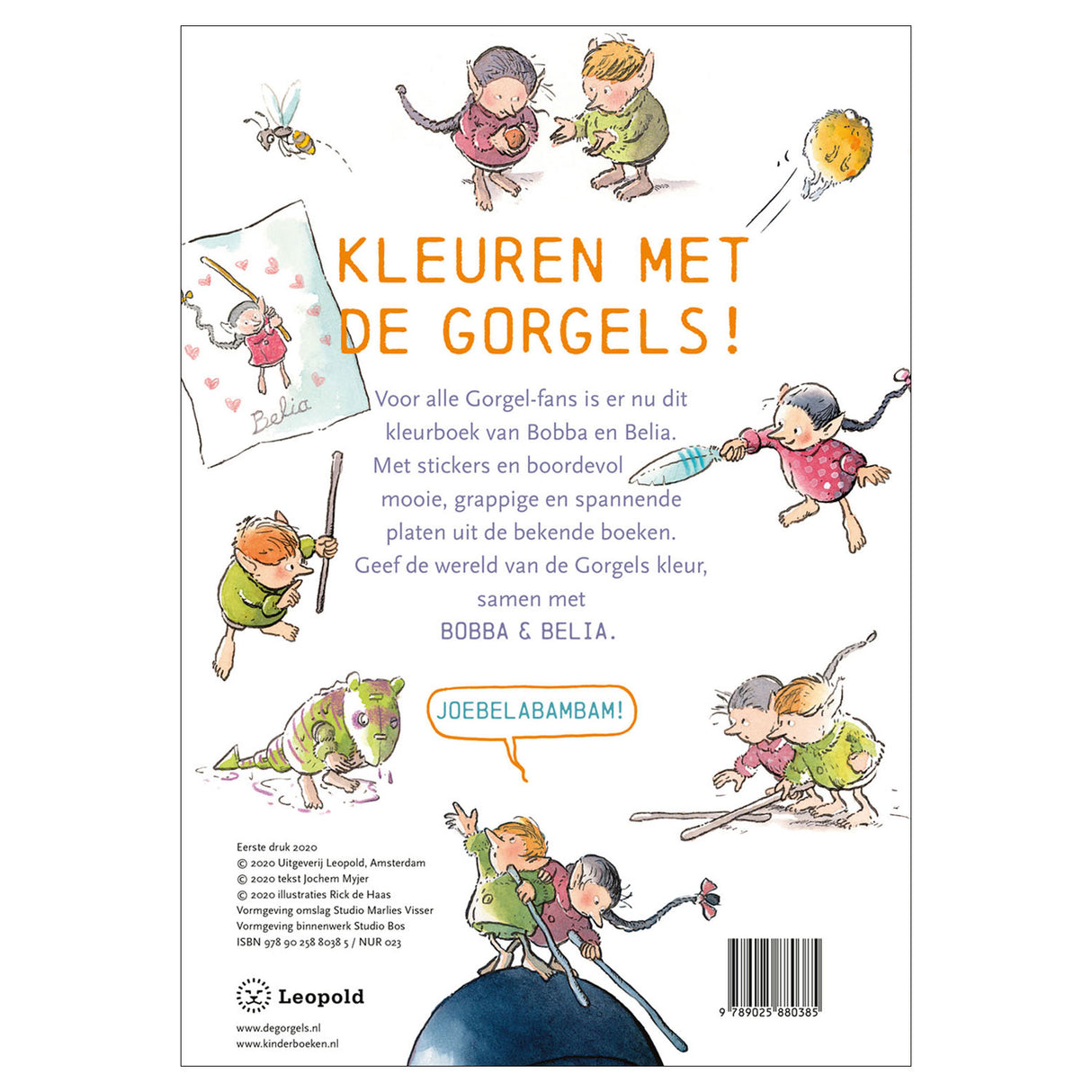 Le livre de couleur Gorgels de Bobba Belia