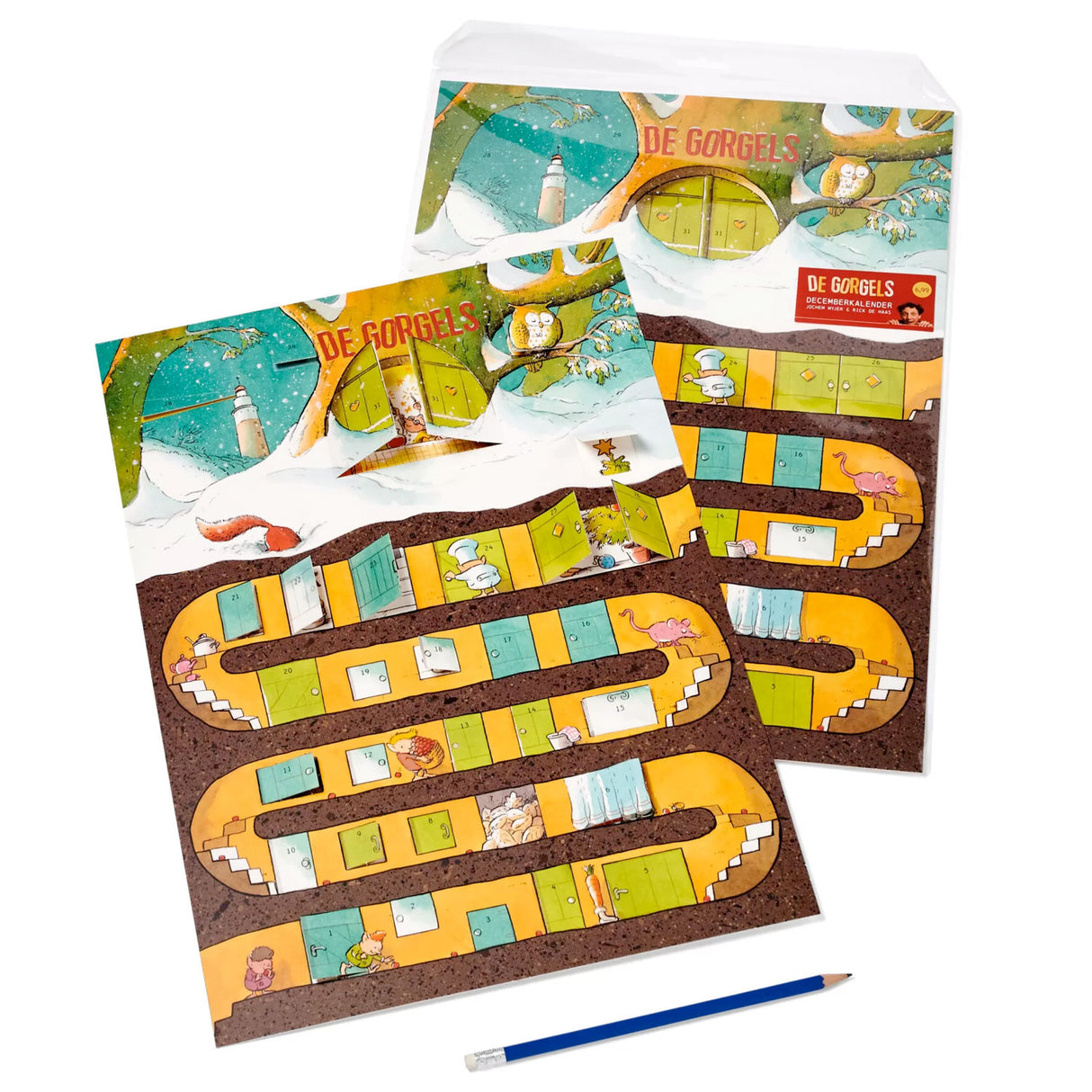 Wpg uitgevers de gorgels december aftelkalender