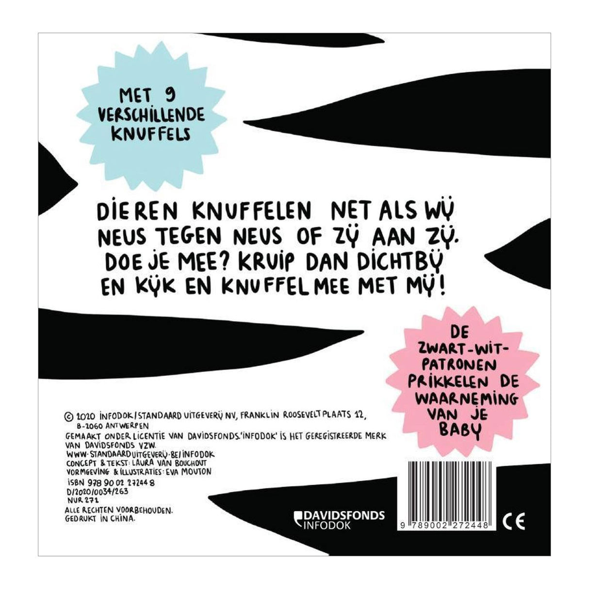 Centraal boekhuis hey baby, kijk! - knuffelboek