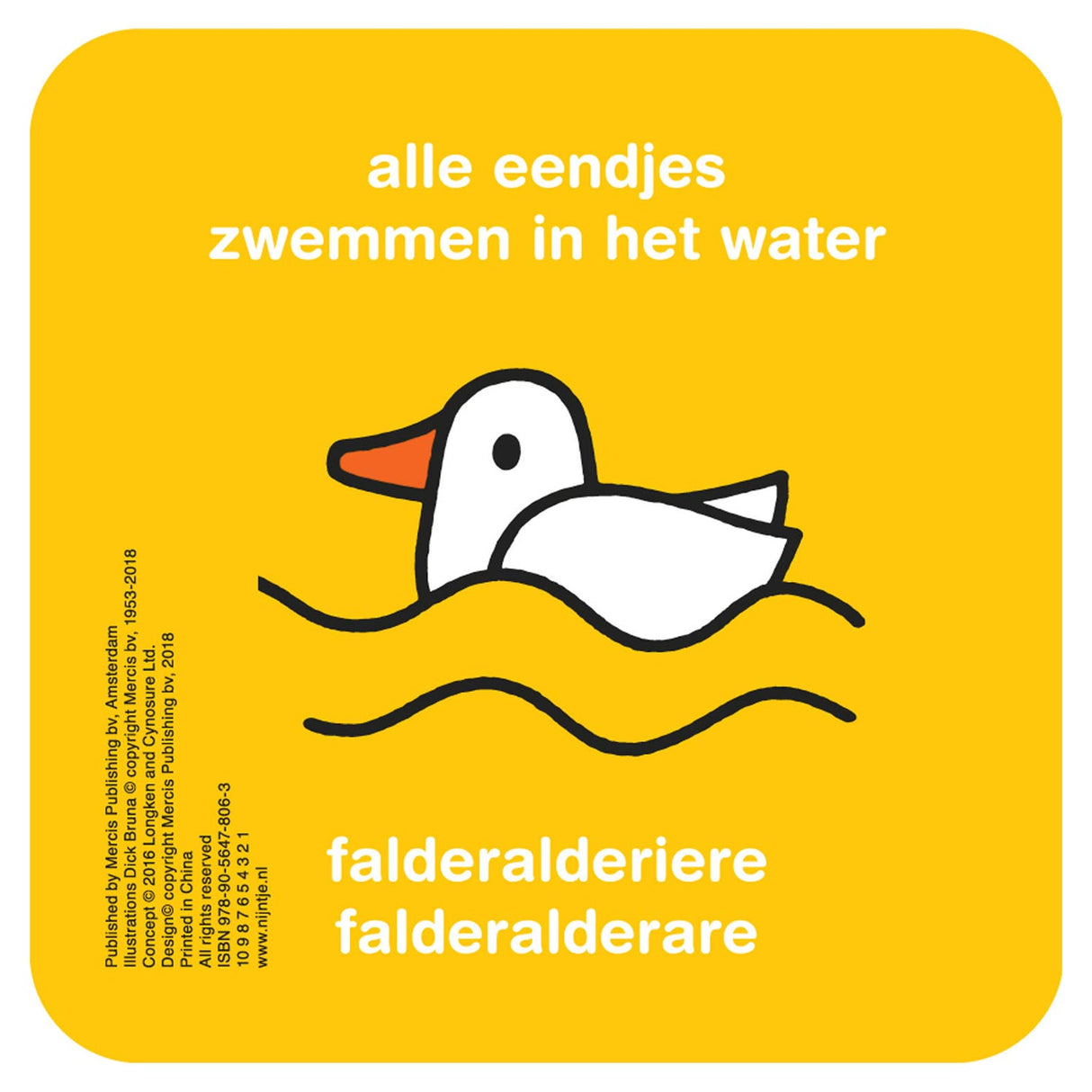 Centraal boekhuis zing mee met nijntje - badboek