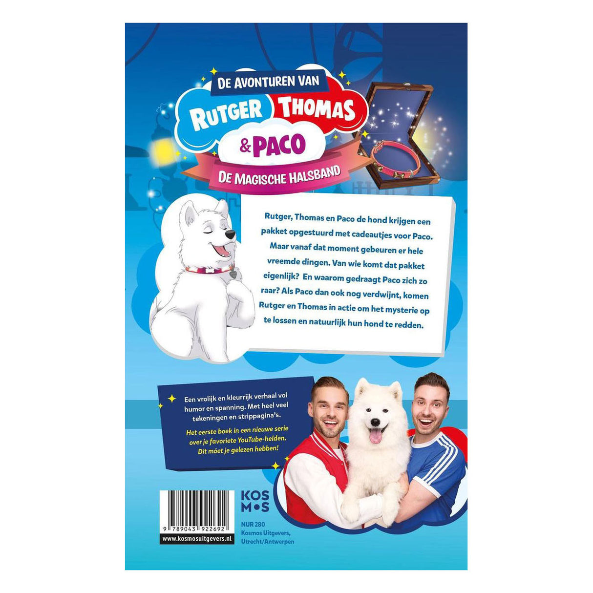 Centraal boekhuis de avonturen van rutger,thomas,paco magische halsband