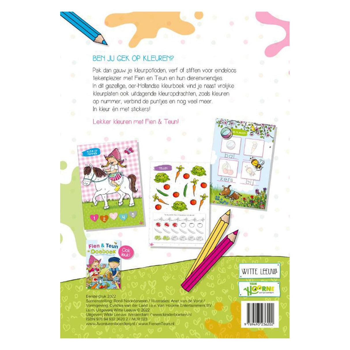 Wpg uitgevers fien teun kleurboek