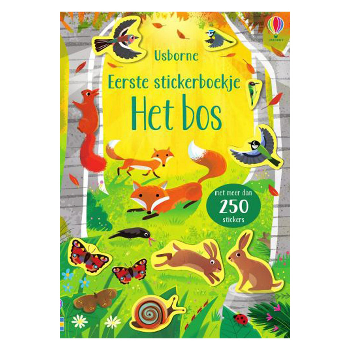 První brožura nálepky het bos