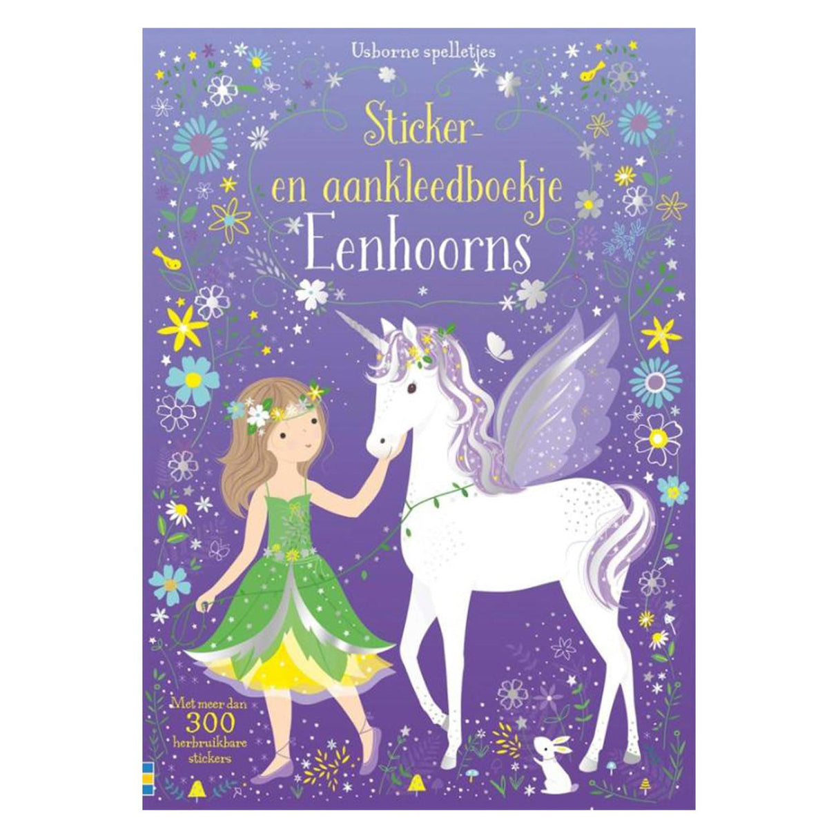 Nálepka a obliekanie knihy Unicorns