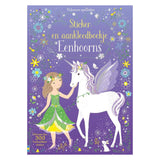 Nálepka a obliekanie knihy Unicorns