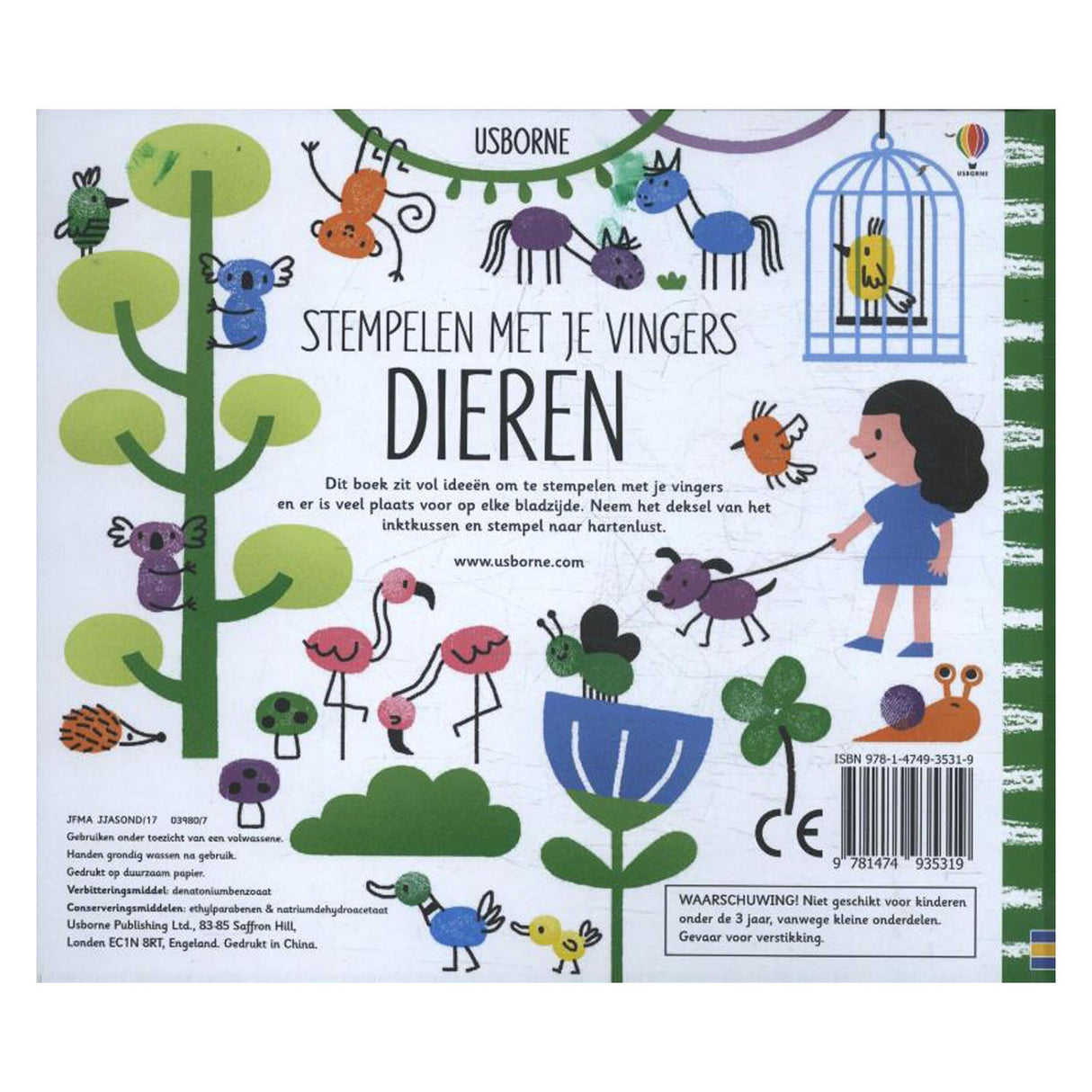 Mit den Fingern stampfen - Tiere