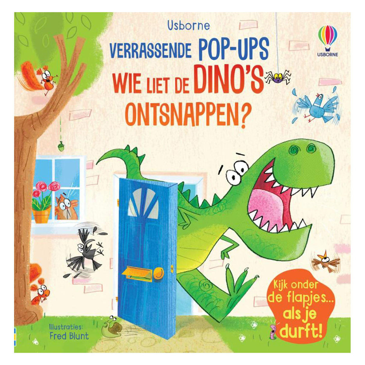 Hvem lod dinoserne undslippe? Pop-up-bog