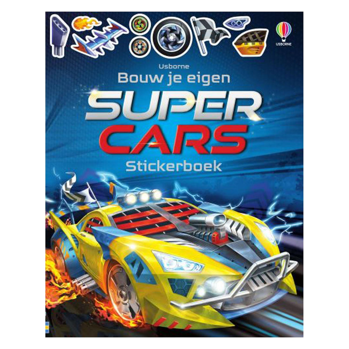 Construa seu próprio livro de adesivos de super carros