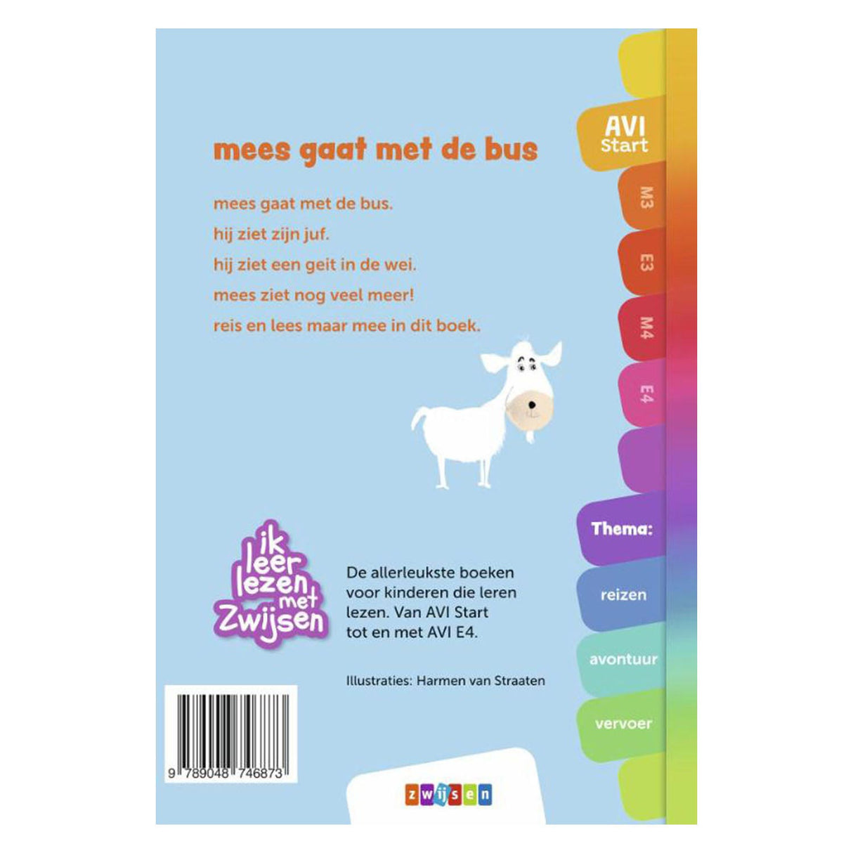 WPG Uitgevers Mees goes by bus AVI Start - Children's Book