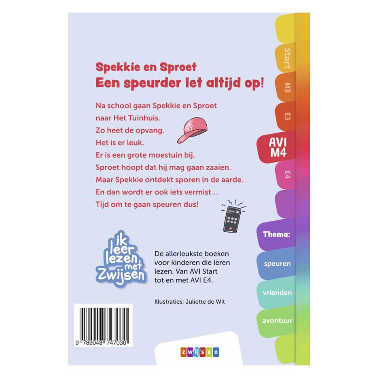 Zwijsen Spekkie and Sproet, a detective always watch! AVI M4 - Children's book