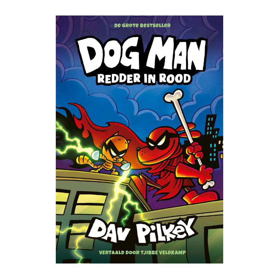 Wpg uitgevers dog man 12 - dog man: redder in rood kinderboek
