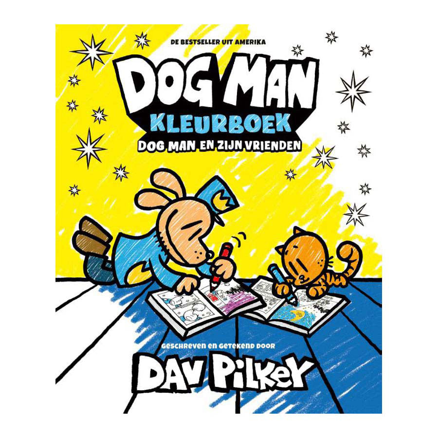 Wpg uitgevers dog man kleurboek kleurboek