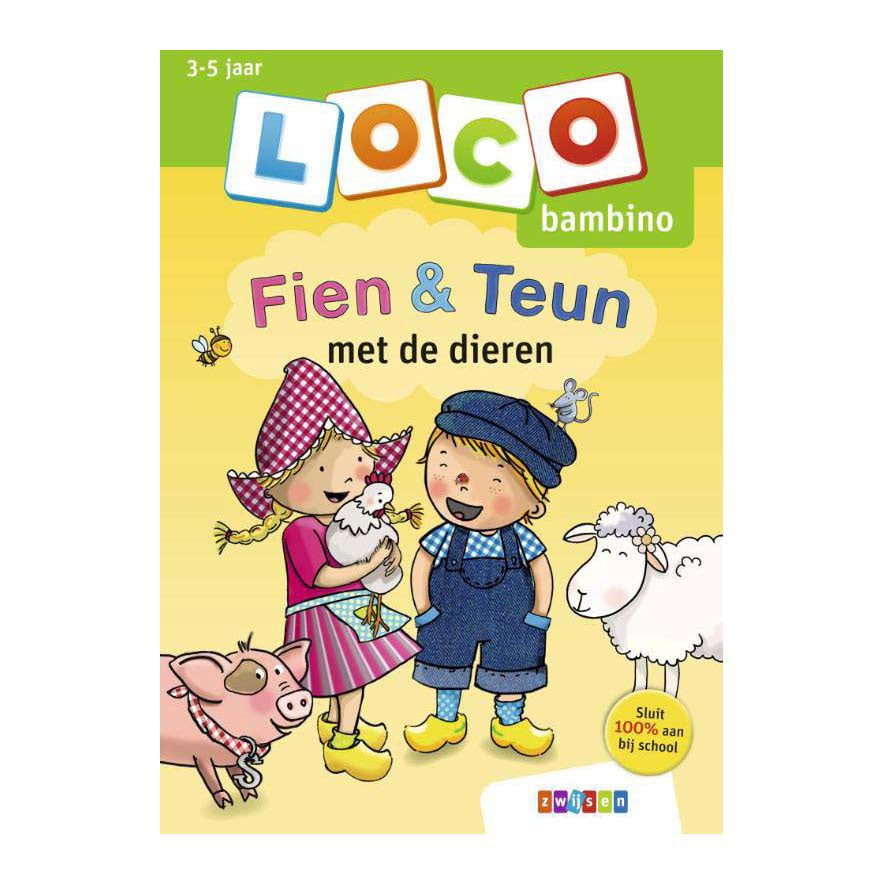 Loco øvelseshæfte til at lege med dyrene