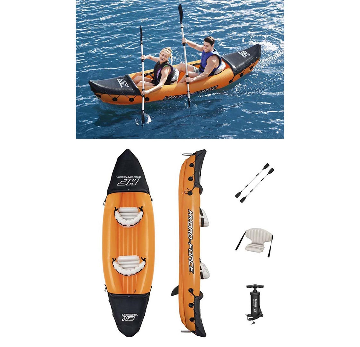 Bestway hydroforce kayak lite rapid x2 321x88cm