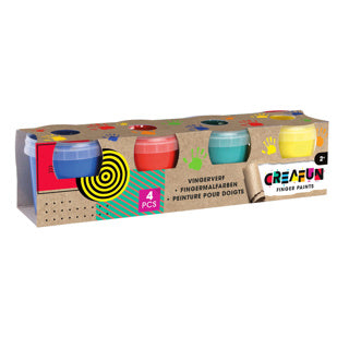 CREAFUN Finger paint 4 x 140 grams