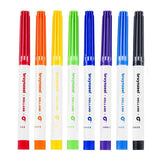 Bruynzeel - brightly colored textile markers, junior, 8 pieces