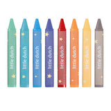 Little Dutch wax crayons rosa 8 pieces | 3 pieces