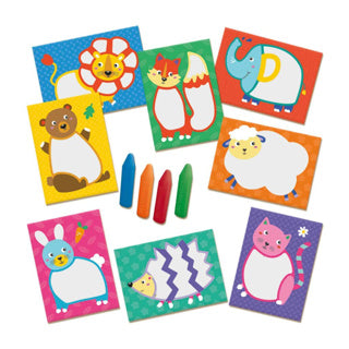 Ses my first chalks animals cards