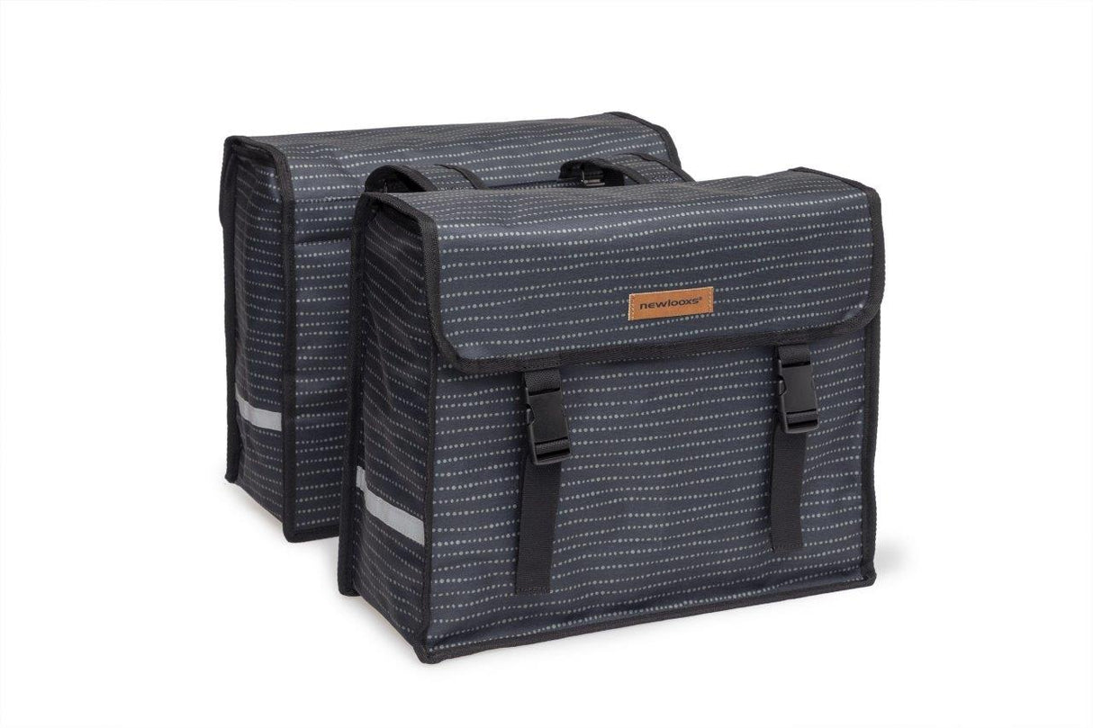 Ny looxs fiori dobbelt cykelpose - sort - dobbelt taske - 30L