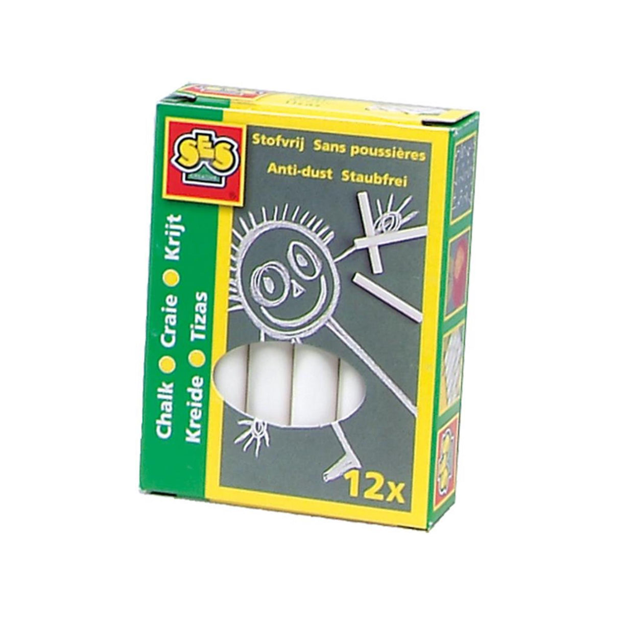 Ses crayons white 12 pieces
