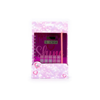 Dream Big Spiral Notebook med lommeregner