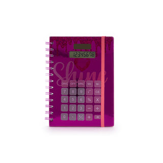 Dream Big Spiral Notebook med lommeregner