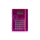 Dream Big Spiral Notebook med lommeregner