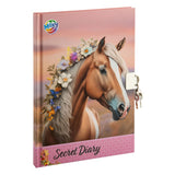 Diary with lock A5 horse collection 60 pages