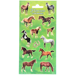 Totum stickervel paarden