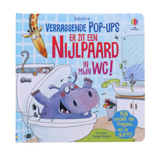 Wpg Pop-up do ass en Hippo a mengem Toilette! - Kannerbuch