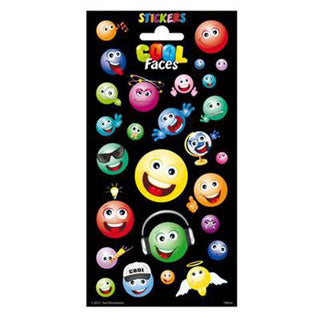 Totum Stickervel Twinkle - cool faces