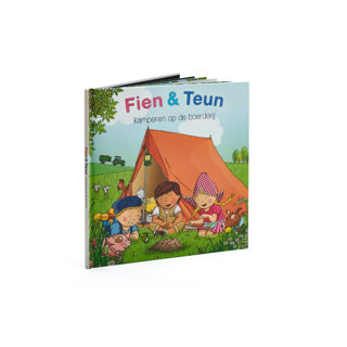 Fien and Teun Fien Teun book camping on the farm