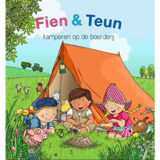 Fien and Teun Fien Teun book camping on the farm