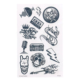 Musique rock de tatouage
