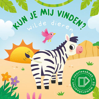 Book Can You Find Me Wild Animals + Memory Game