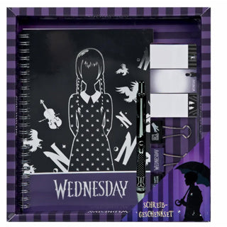 Wednesday schrijfset giftbox