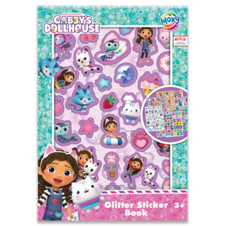 Creative Craft Group Glitter Sticker Book A5 - Gabbys Poppenhuis