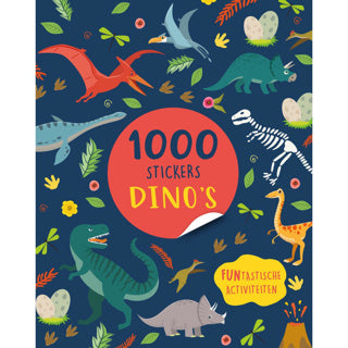 Boek stickerboek 1000 stickers dino's