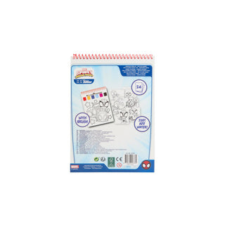 Spidey Water paint set book